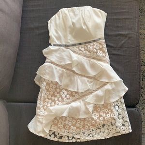 floral ruffle dress